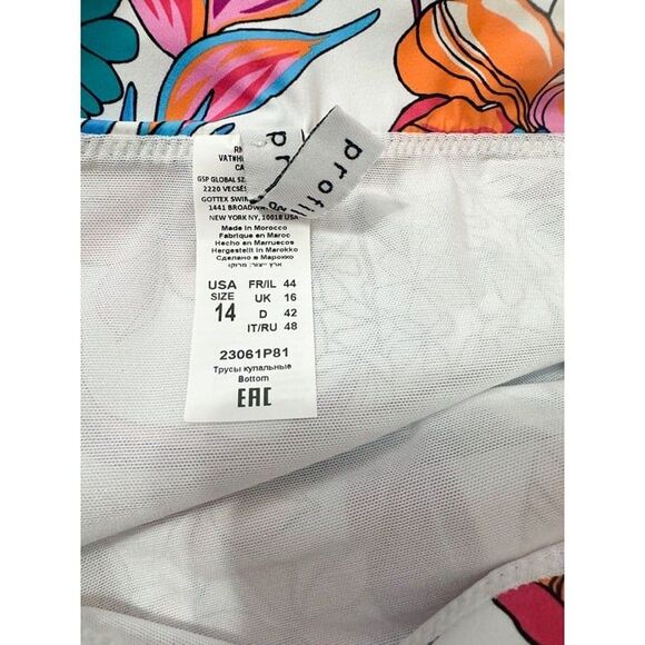 Profile by Gottex NWT Sz 14  Bohemian Gypsy High Waist Swim Bottom - Picture 5 of 10